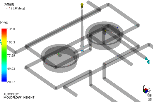 端盖注塑成型工艺及模具设计-含模流缩略图